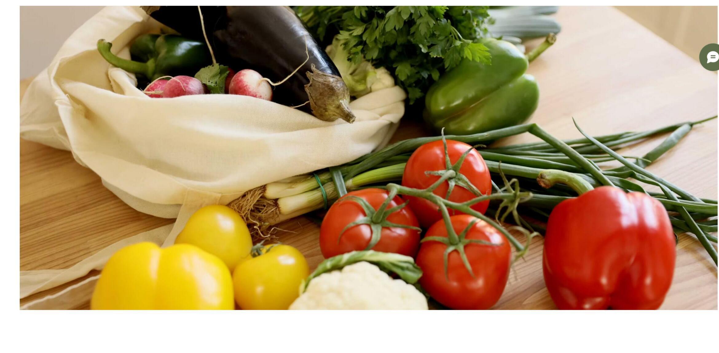 Fresh vegetables from garden
